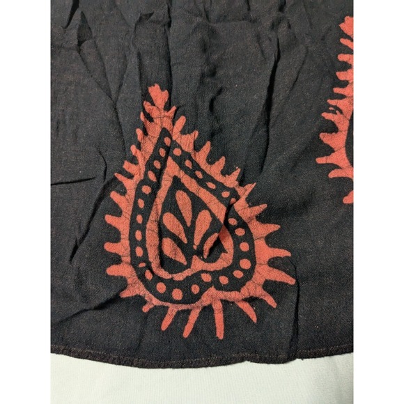 RIMA BEACHWORLD Women One Size Fits All Black Embroidered Viscose Short Sundress - Picture 12 of 14